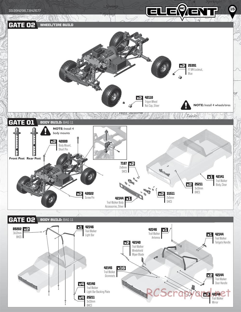 Team Associated - Enduro Trail Truck, Trailwalker - Manual - Page 15