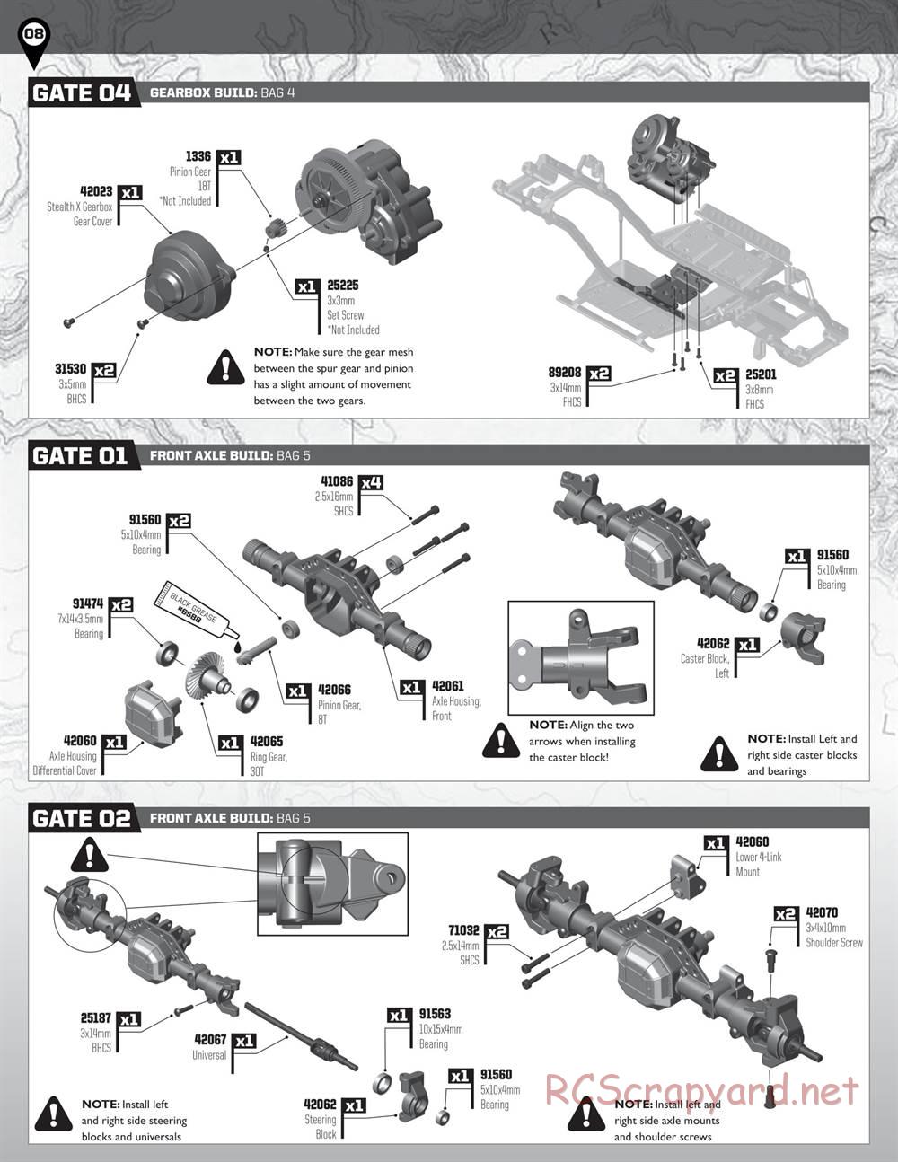Team Associated - Enduro Trail Truck, Builder's Kit - Manual - Page 8