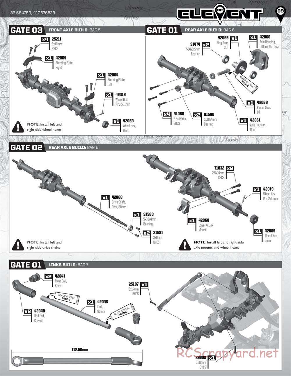 Team Associated - Enduro Trail Truck, Builder's Kit - Manual - Page 9
