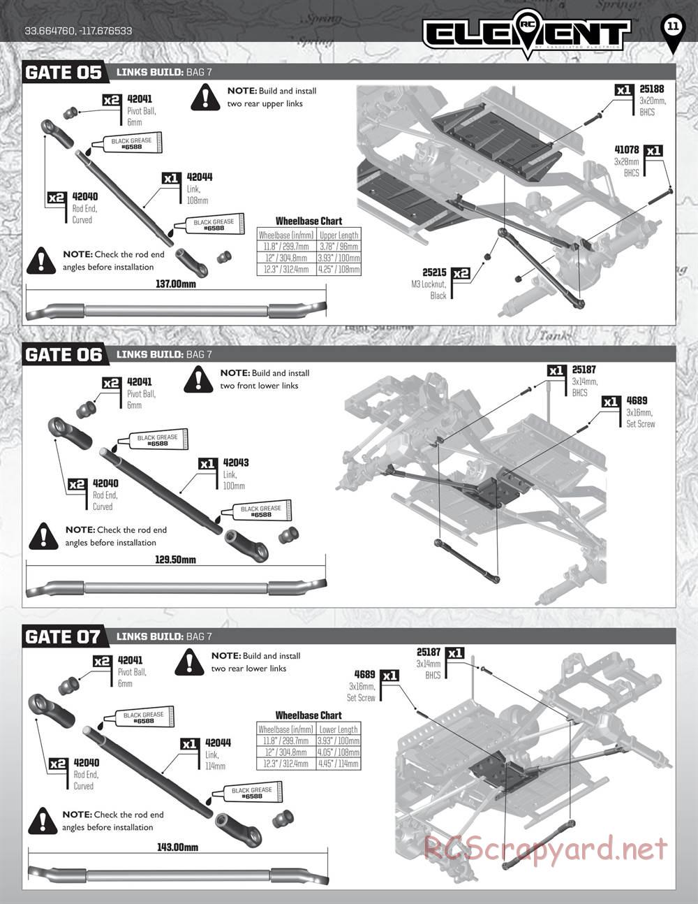 Team Associated - Enduro Trail Truck, Builder's Kit - Manual - Page 11