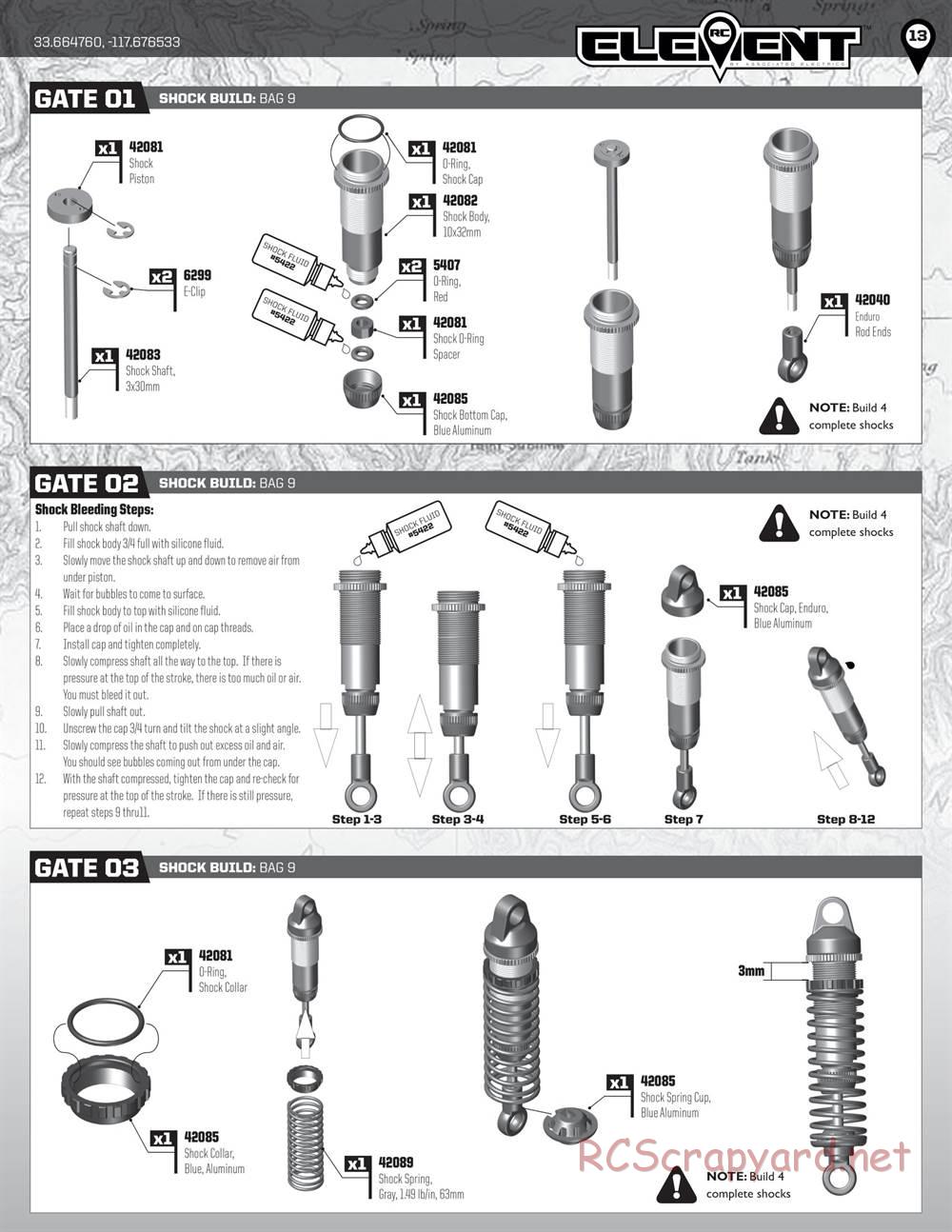 Team Associated - Enduro Trail Truck, Builder's Kit - Manual - Page 13