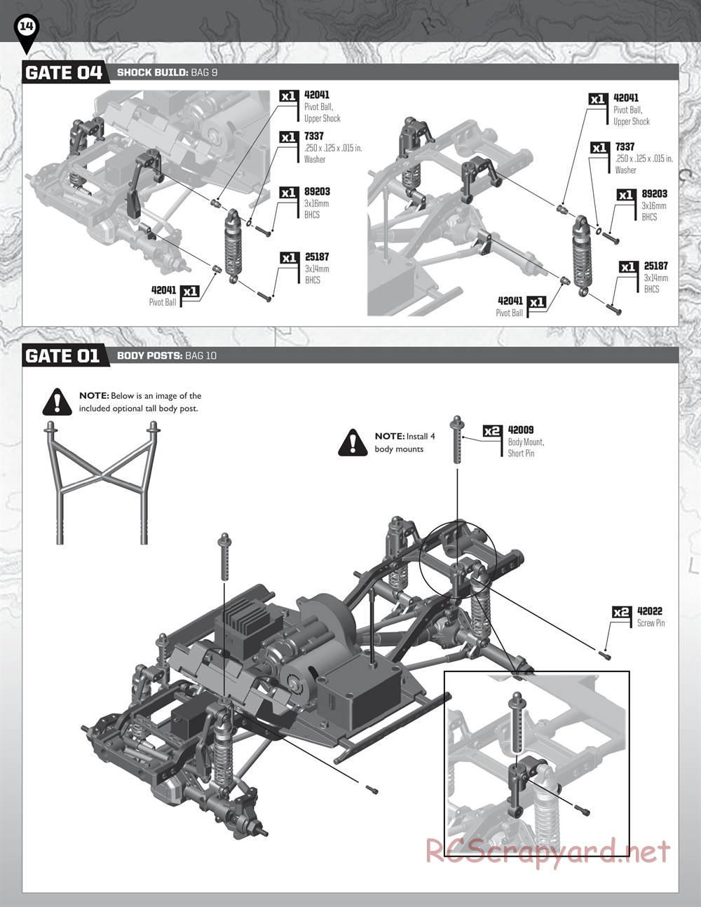 Team Associated - Enduro Trail Truck, Builder's Kit - Manual - Page 14