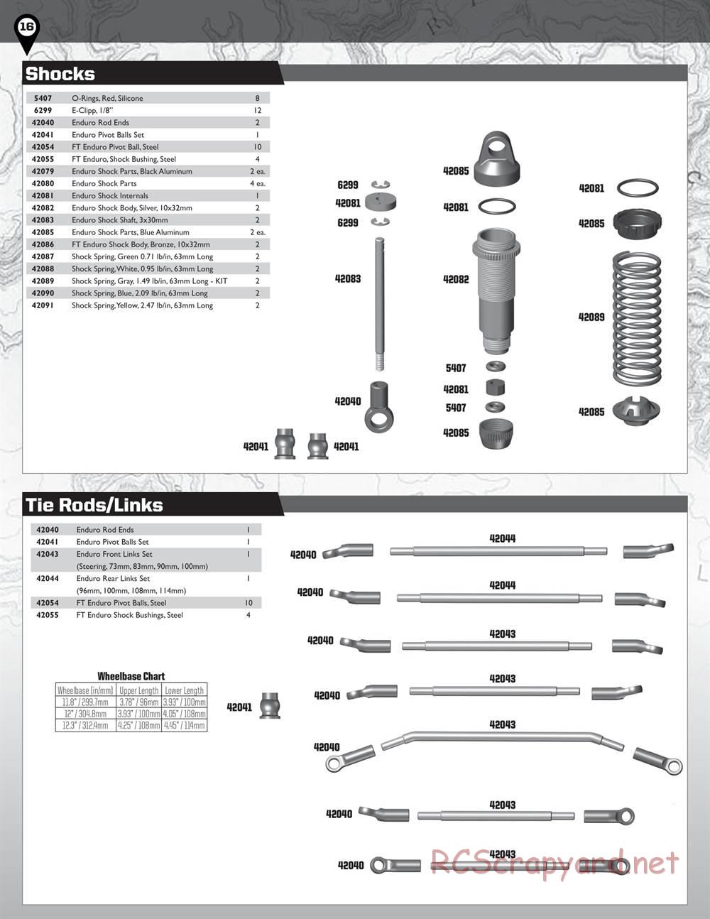 Team Associated - Enduro Trail Truck, Builder's Kit - Manual - Page 16