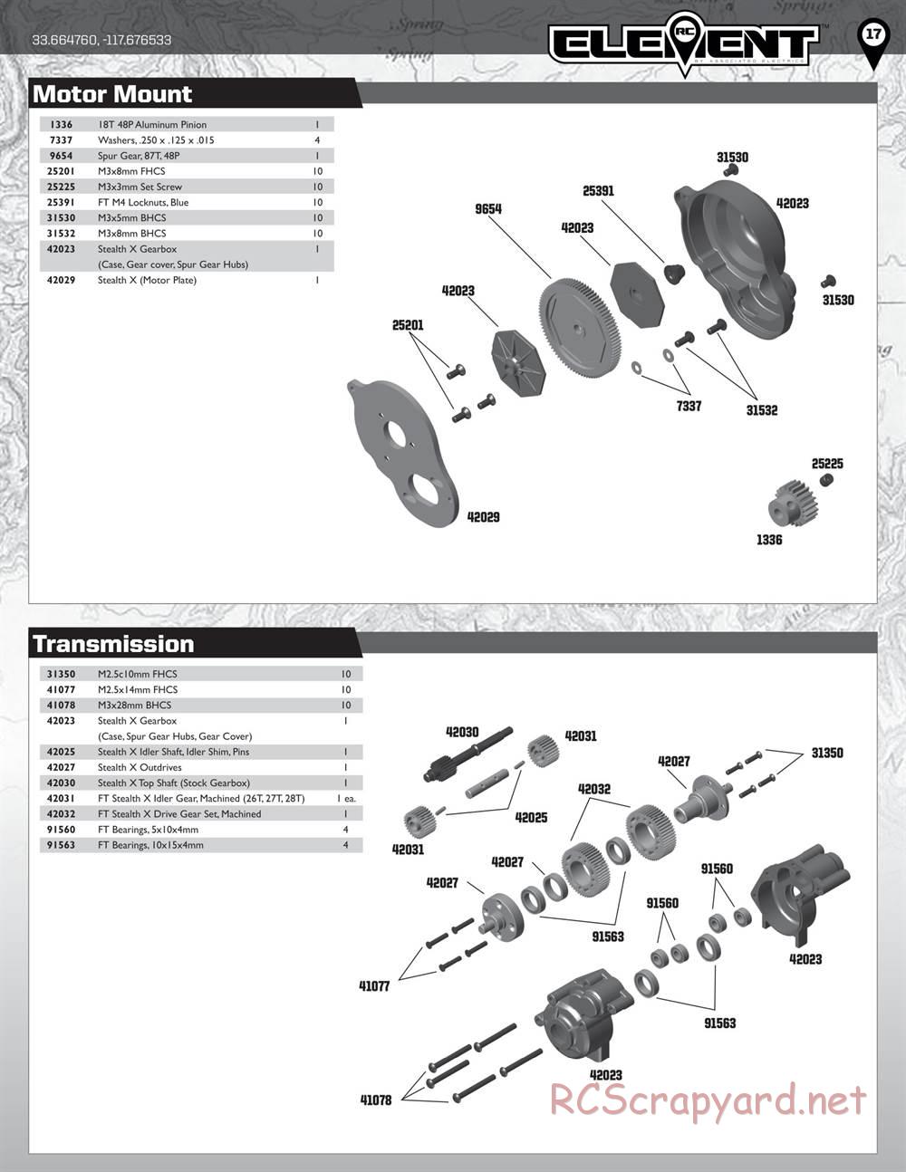Team Associated - Enduro Trail Truck, Builder's Kit - Manual - Page 17