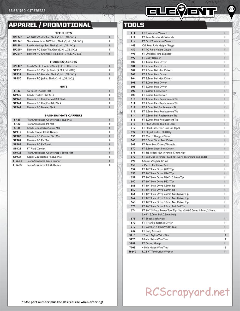 Team Associated - Enduro Trail Truck, Builder's Kit - Manual - Page 23