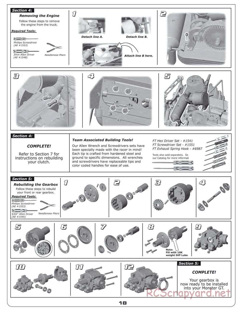 Team Associated - MGT 4.60 SE - Manual - Page 17