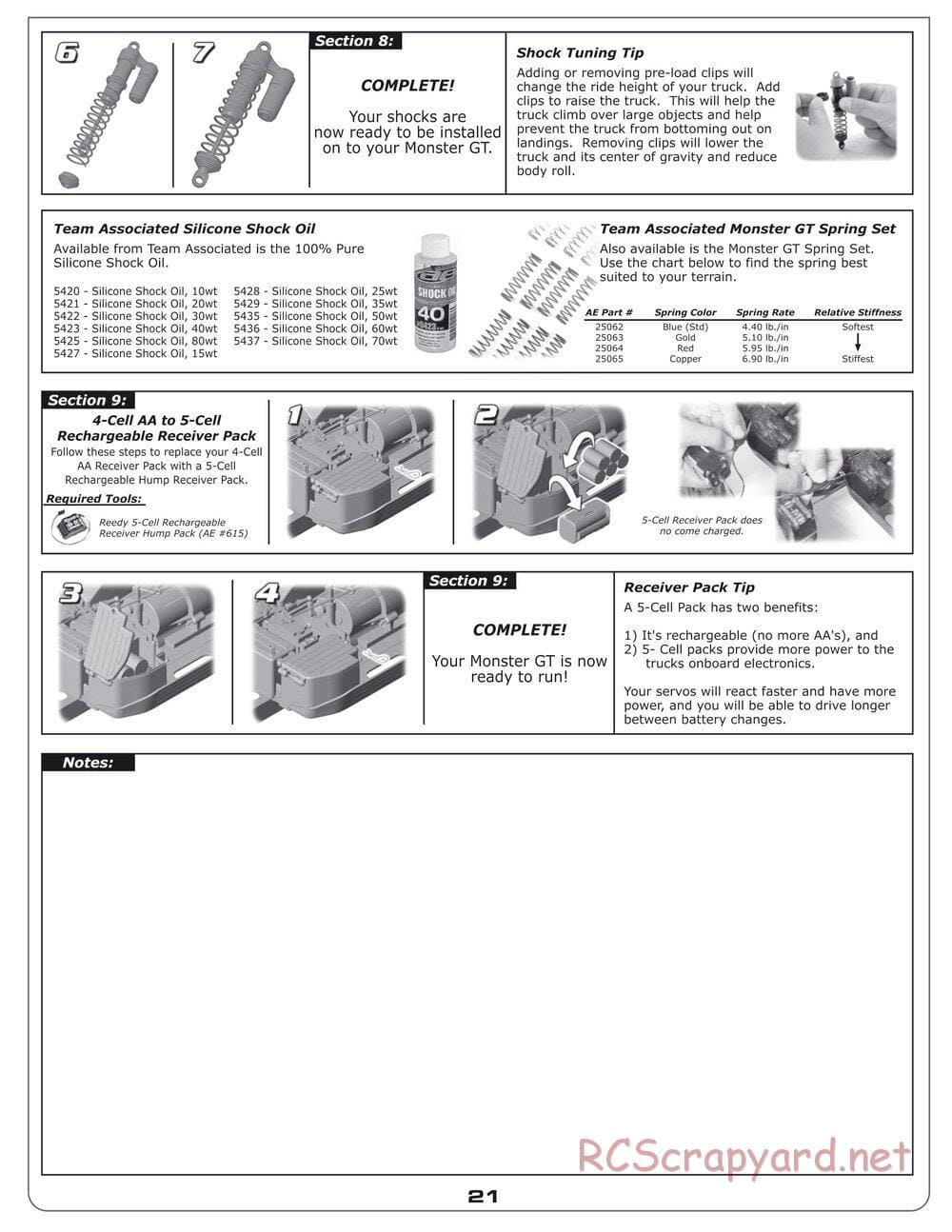 Team Associated - MGT 4.60 SE - Manual - Page 20