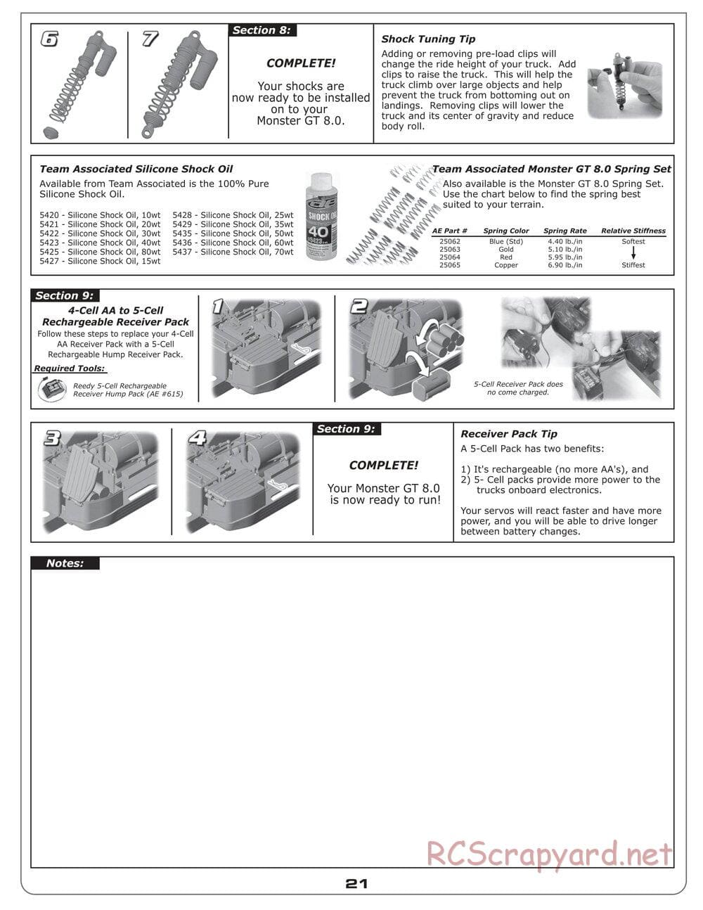 Team Associated - MGT 8.0 - Manual - Page 20