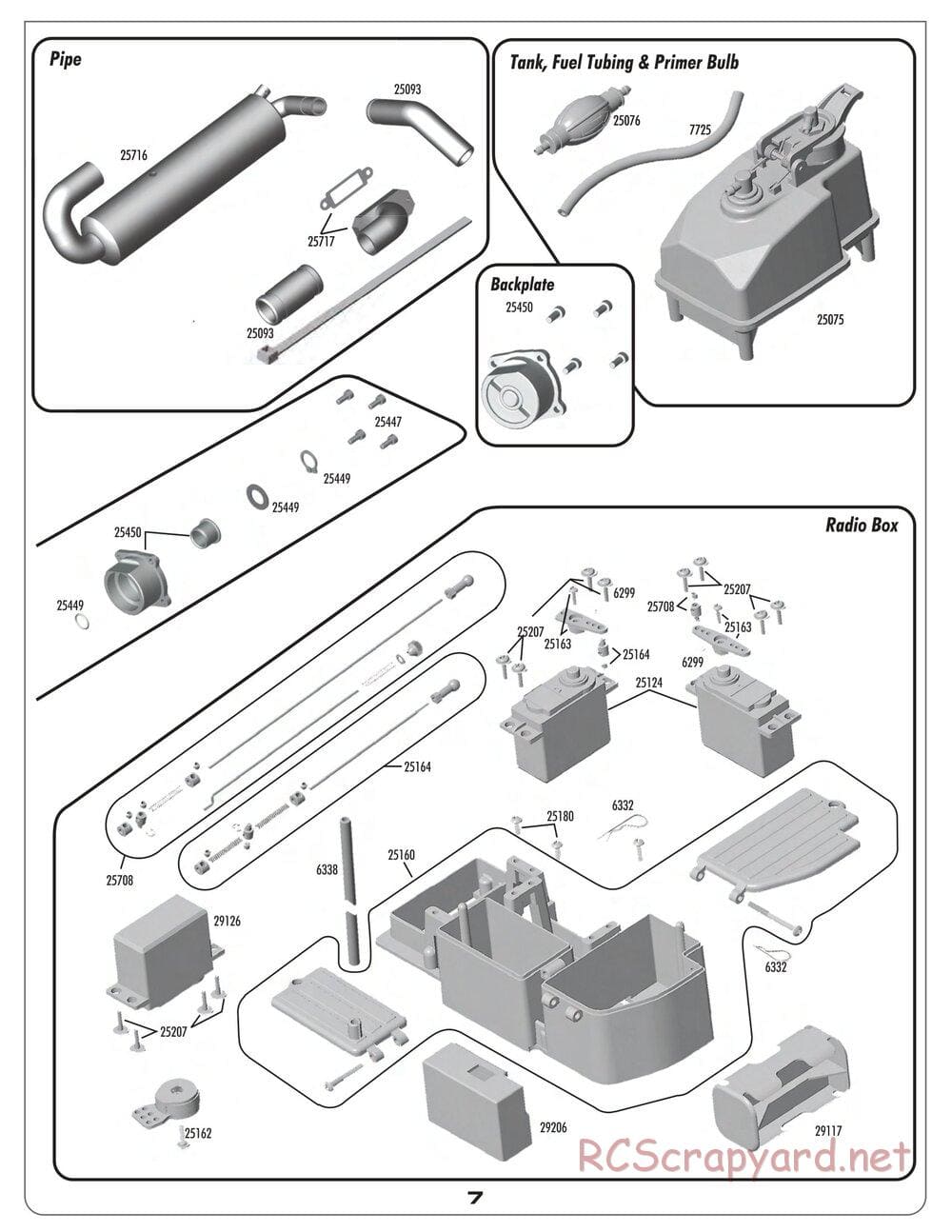 Team Associated - MGT 8.0 - Exploded View 2