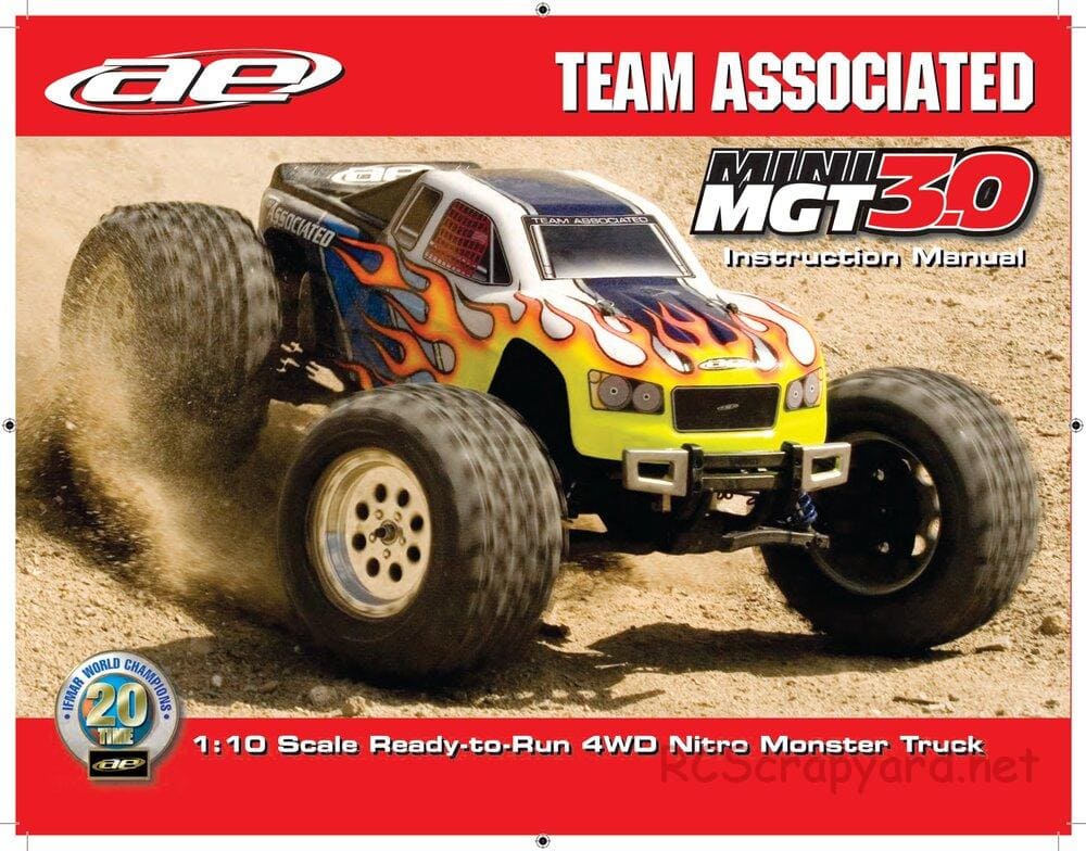 Team Associated - Mini MGT 3.0 - Manual - Page 1