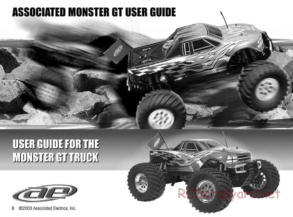 Team Associated - Monster GT - Manual - Page 1