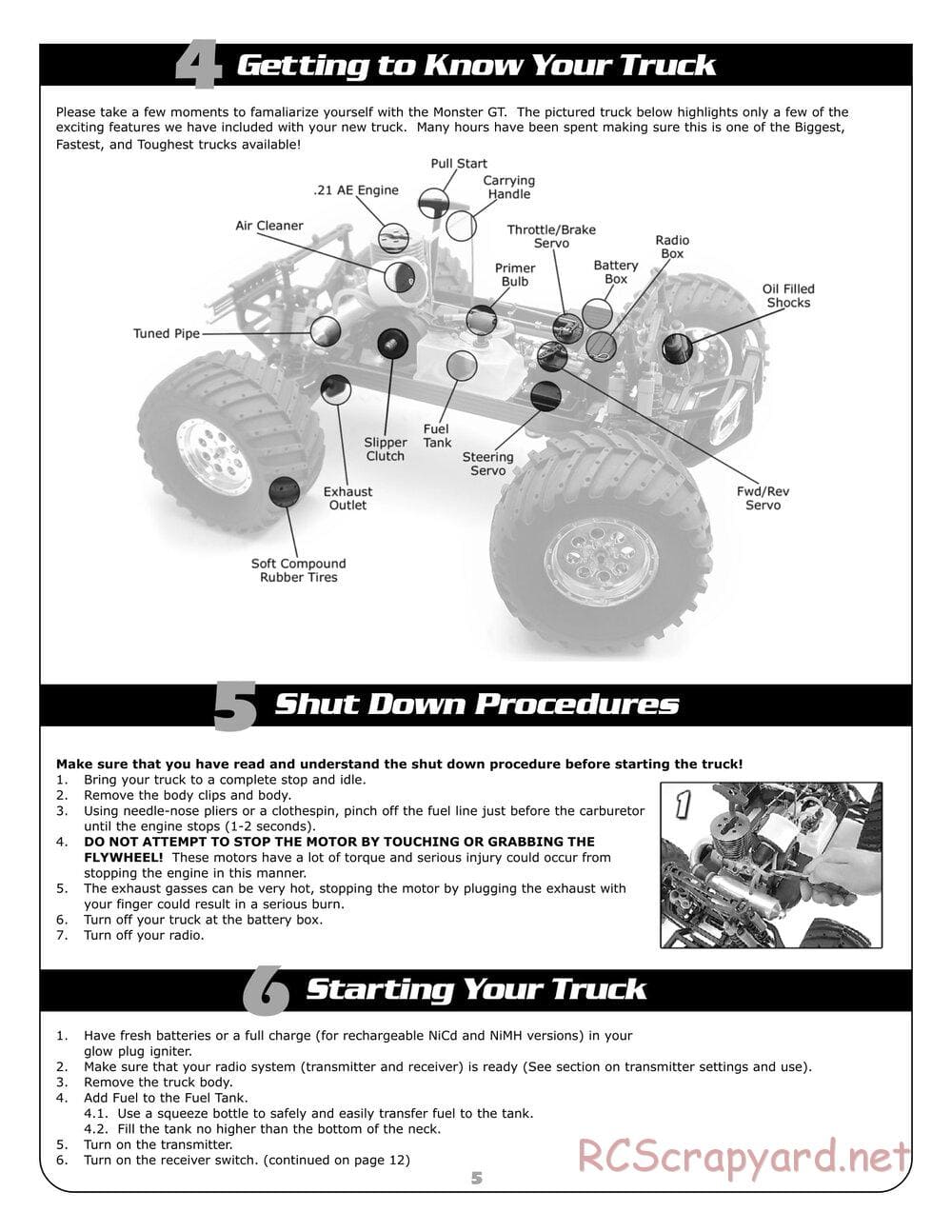 Team Associated - Monster GT - Manual - Page 5