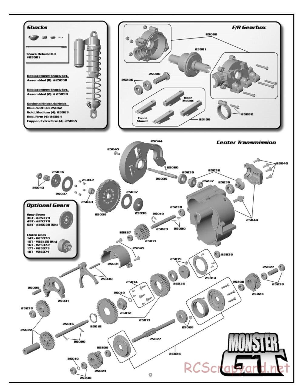 Team Associated - Monster GT - Manual - Page 9