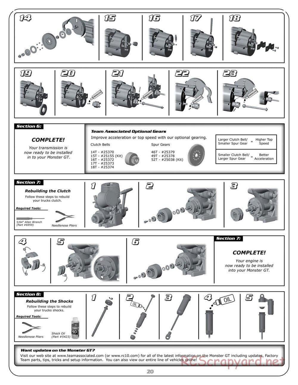 Team Associated - Monster GT - Manual - Page 19