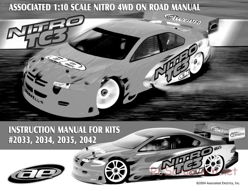 Team Associated - NTC3 RTR Plus / Factory Team / Team - Manual - Page 1