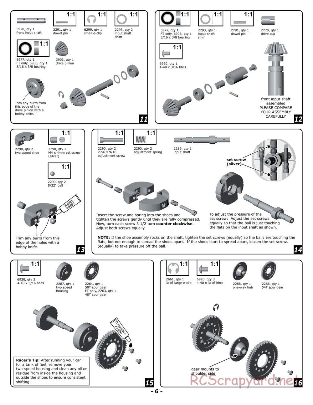 Team Associated - NTC3 RTR Plus / Factory Team / Team - Manual - Page 6