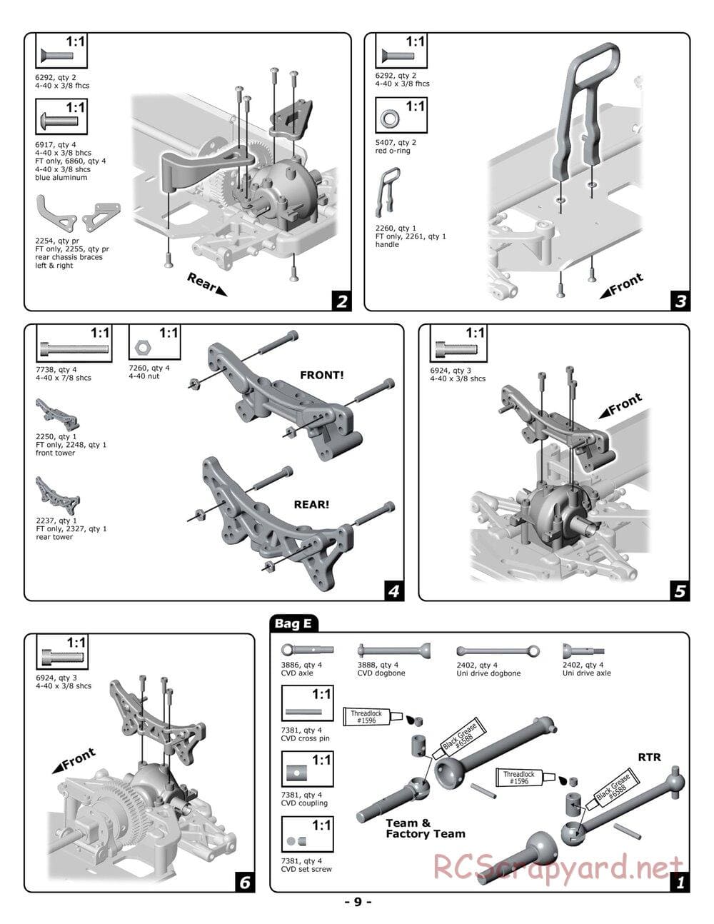 Team Associated - NTC3 RTR Plus / Factory Team / Team - Manual - Page 9