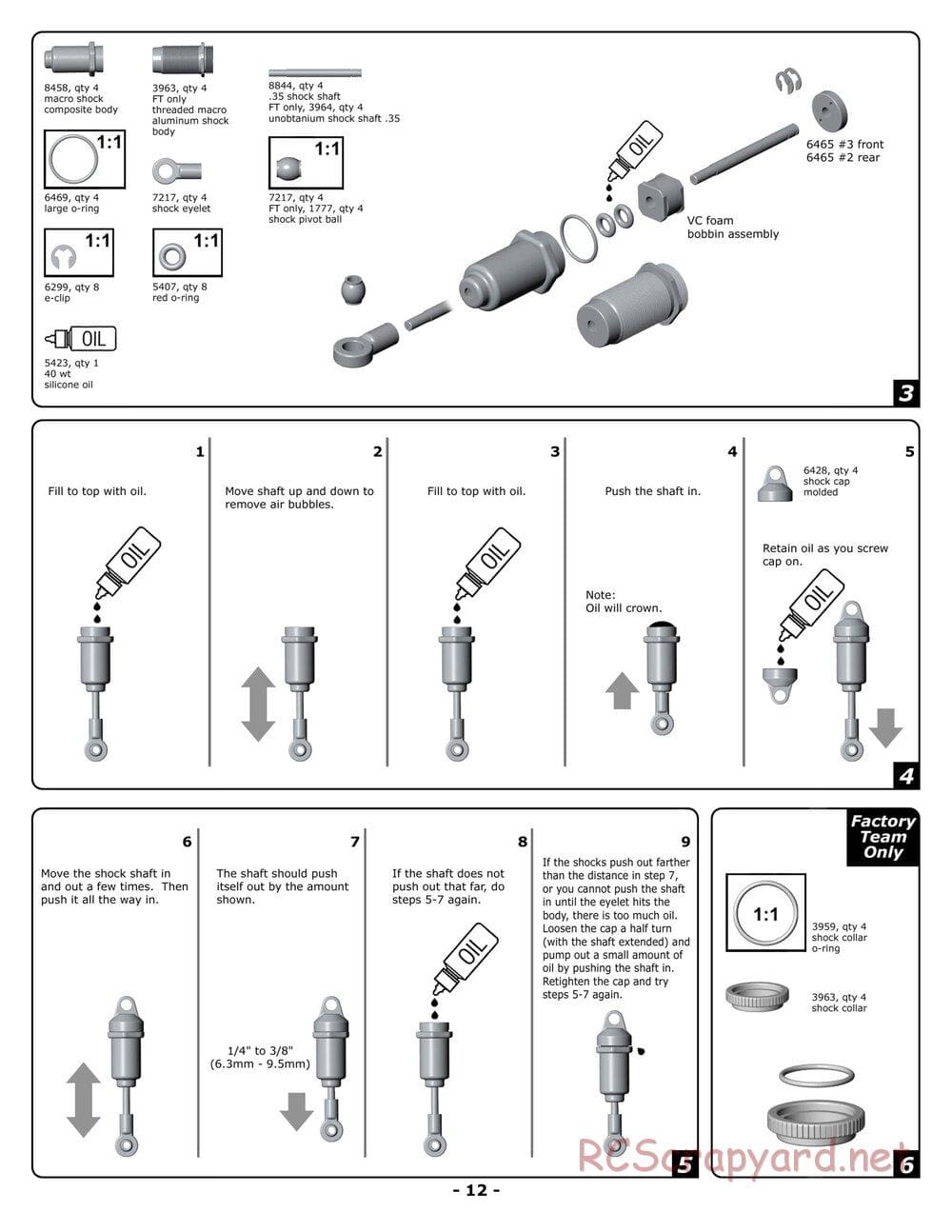 Team Associated - NTC3 RTR Plus / Factory Team / Team - Manual - Page 12