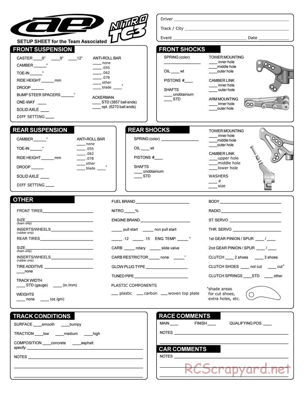 Team Associated - NTC3 RTR Plus / Factory Team / Team - Manual - Page 28