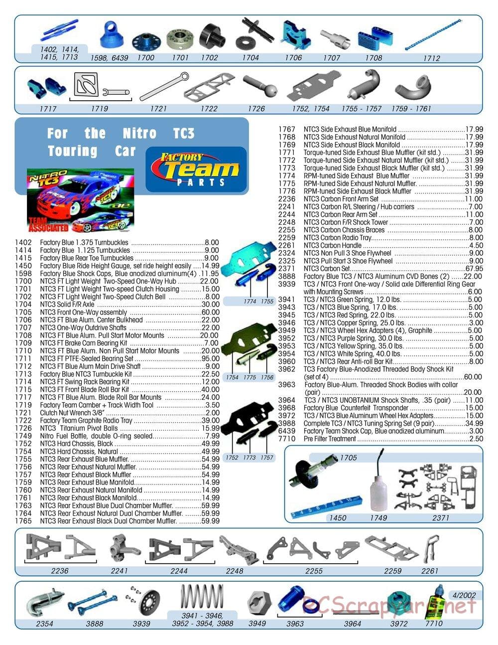 Team Associated - NTC3 - Parts 1