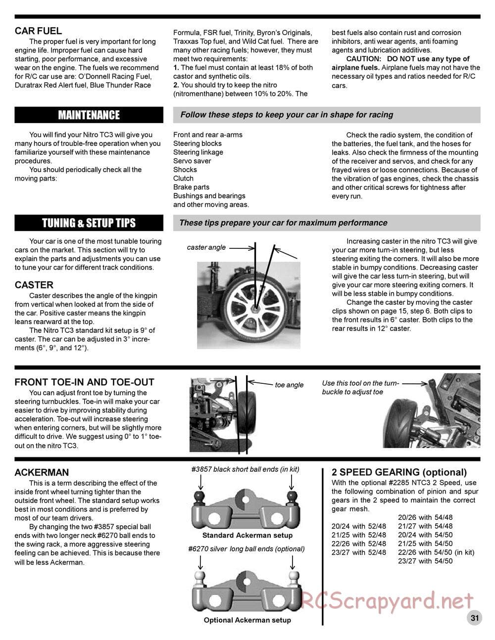 Team Associated - NTC3 RTR - Manual - Page 30