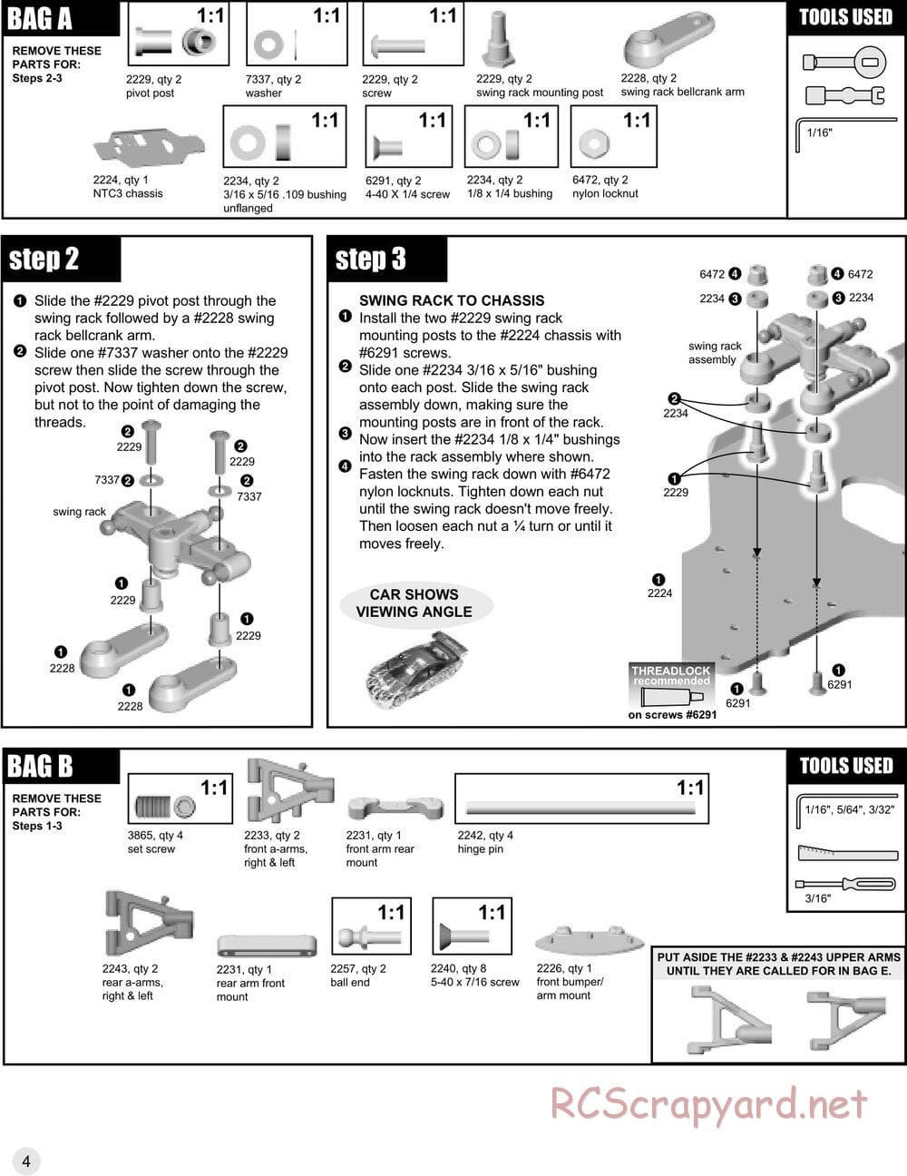 Team Associated - NTC3 Team - Manual - Page 3