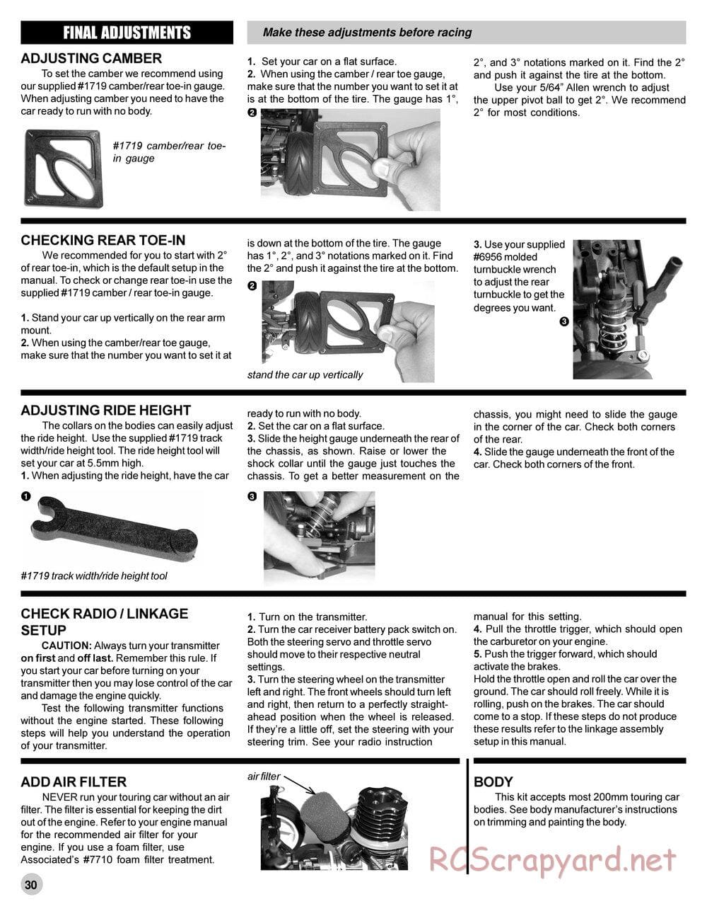 Team Associated - NTC3 Team - Manual - Page 29