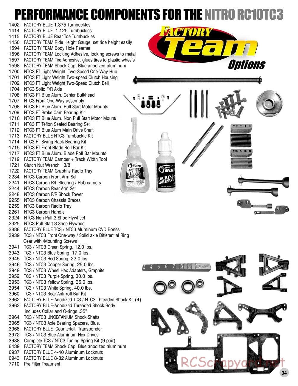 Team Associated - NTC3 Team - Manual - Page 34