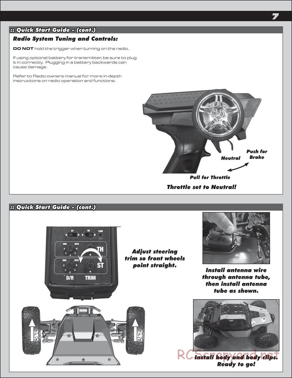 Team Associated - Nomad DB8 - Manual - Page 7