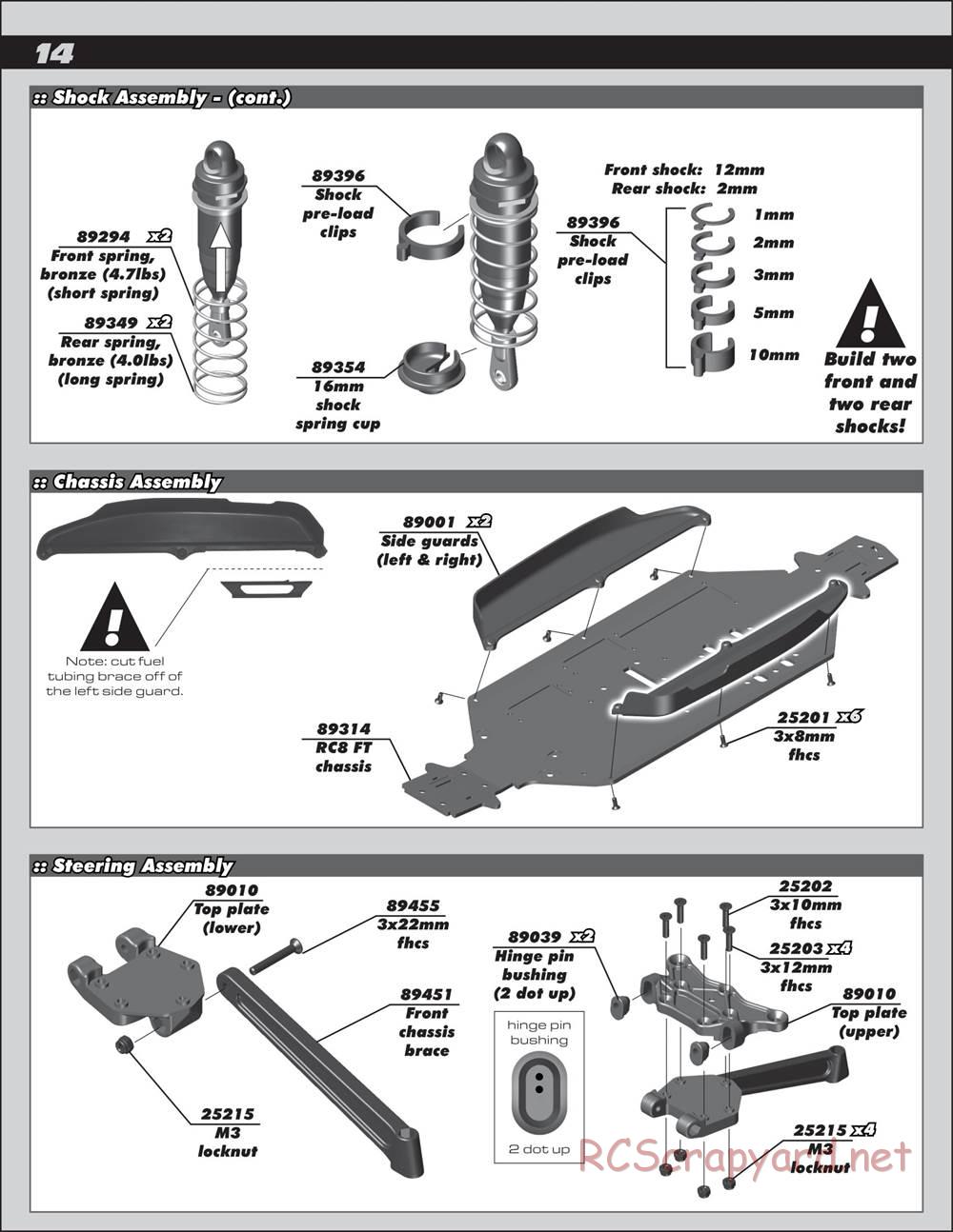 Team Associated - Nomad DB8 - Manual - Page 14