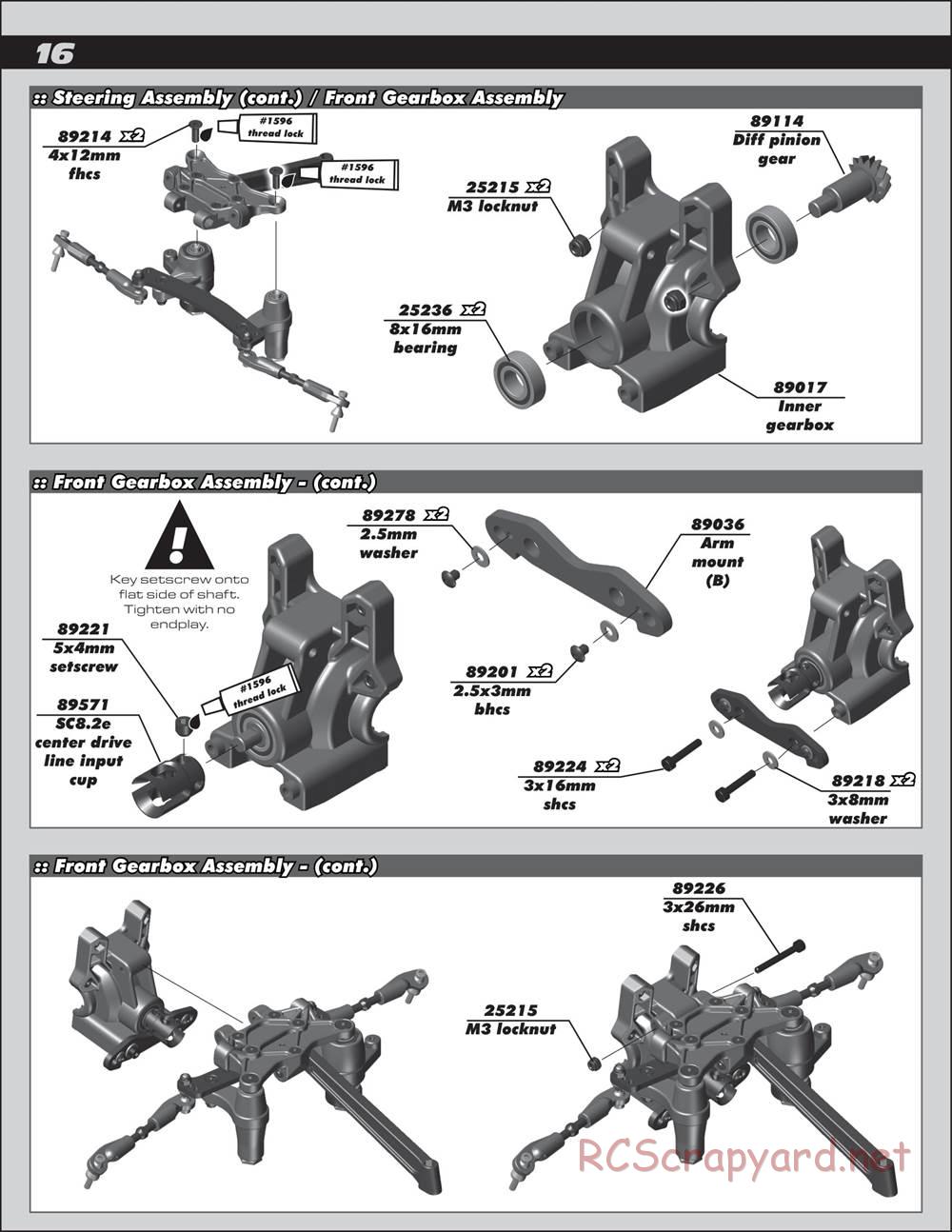 Team Associated - Nomad DB8 - Manual - Page 16