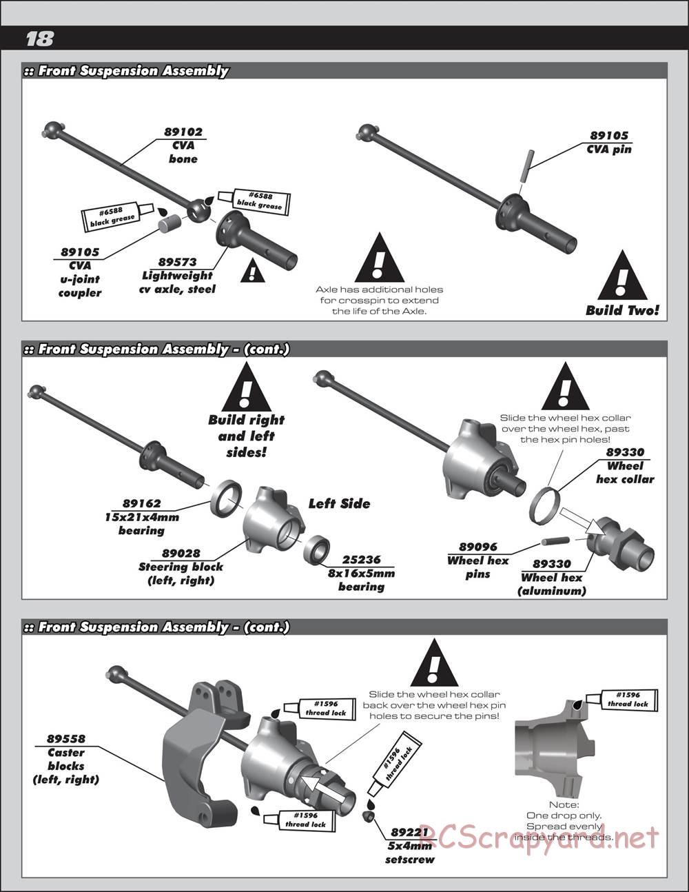 Team Associated - Nomad DB8 - Manual - Page 18