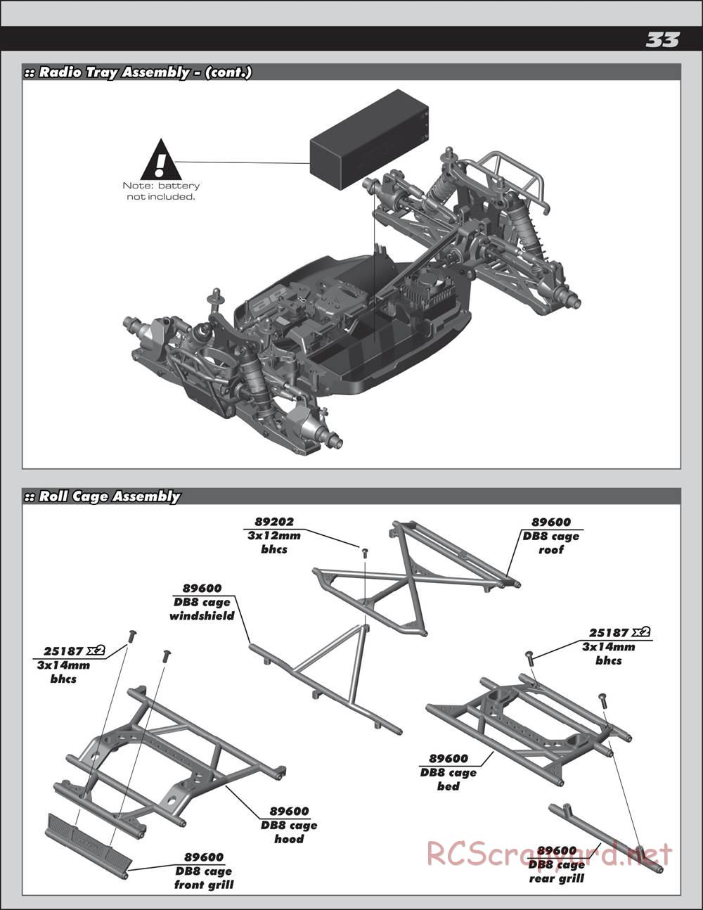 Team Associated - Nomad DB8 - Manual - Page 33