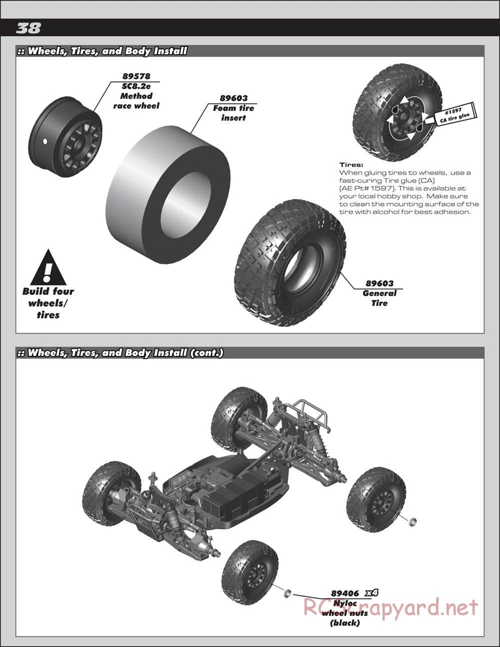 Team Associated - Nomad DB8 - Manual - Page 38