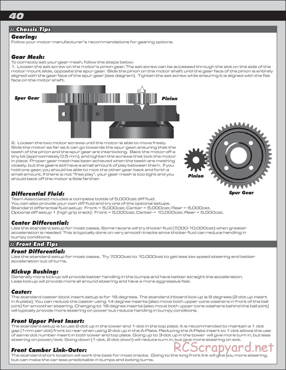 Team Associated - Nomad DB8 - Manual - Page 40