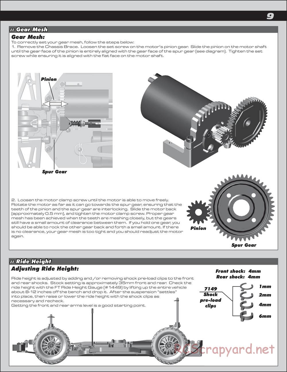 Team Associated - ProRally AWD - Manual - Page 9