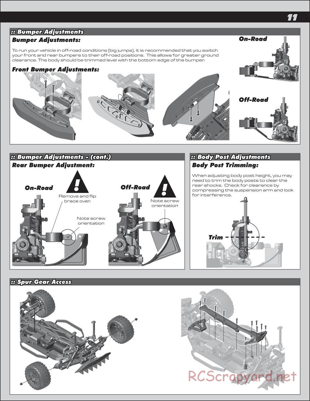 Team Associated - ProRally AWD - Manual - Page 11