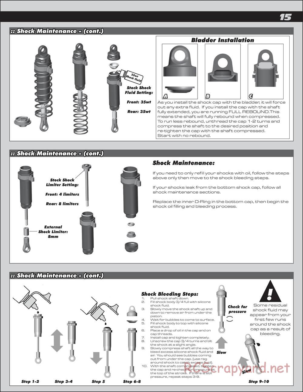 Team Associated - ProRally AWD - Manual - Page 15