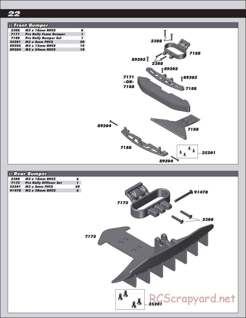 Team Associated - ProRally AWD - Manual - Page 22