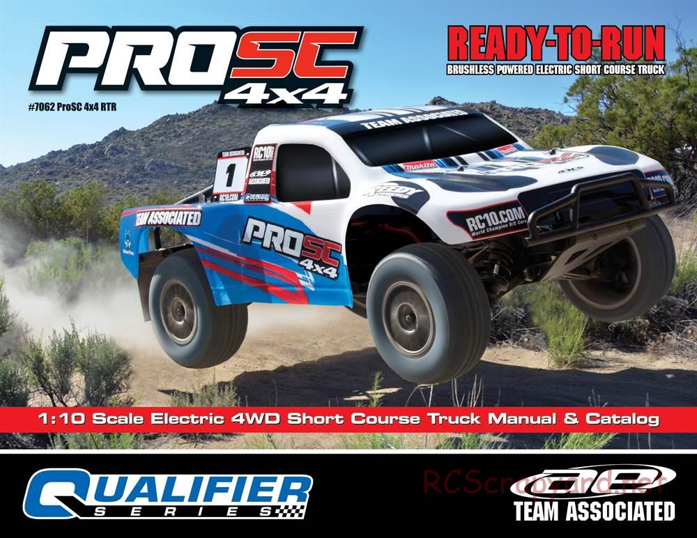 Team Associated - ProSC 4x4 - Manual - Page 1