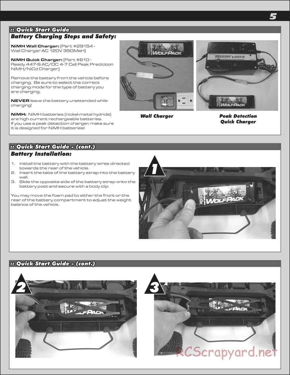 Team Associated - ProSC 4x4 - Manual - Page 5