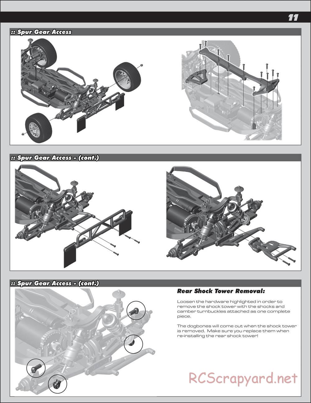 Team Associated - ProSC 4x4 - Manual - Page 11