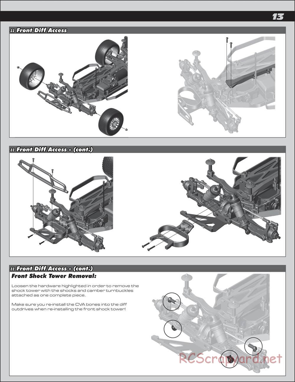 Team Associated - ProSC 4x4 - Manual - Page 13