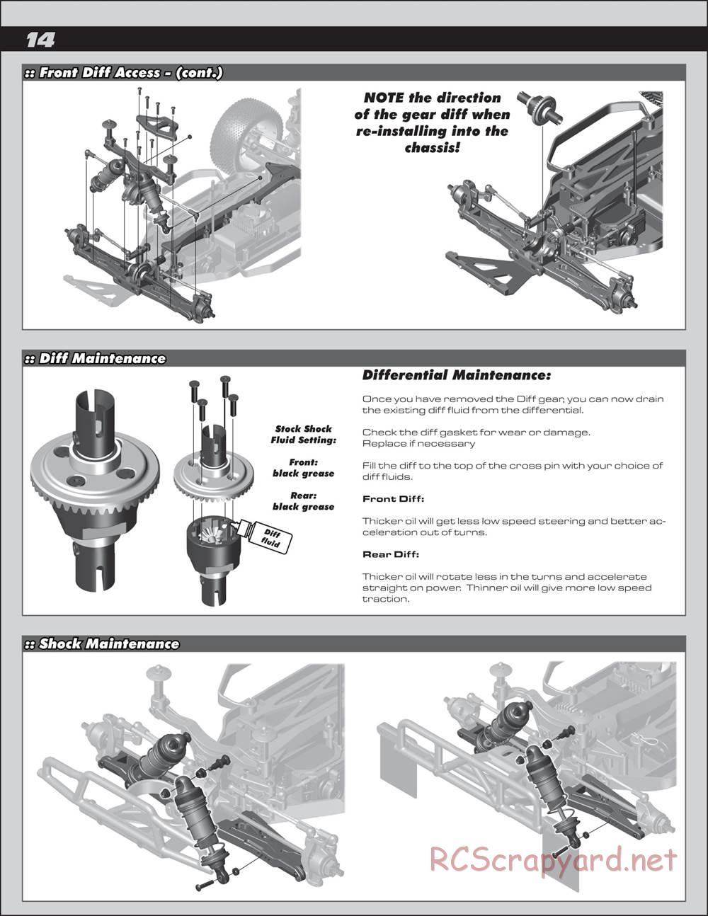 Team Associated - ProSC 4x4 - Manual - Page 14