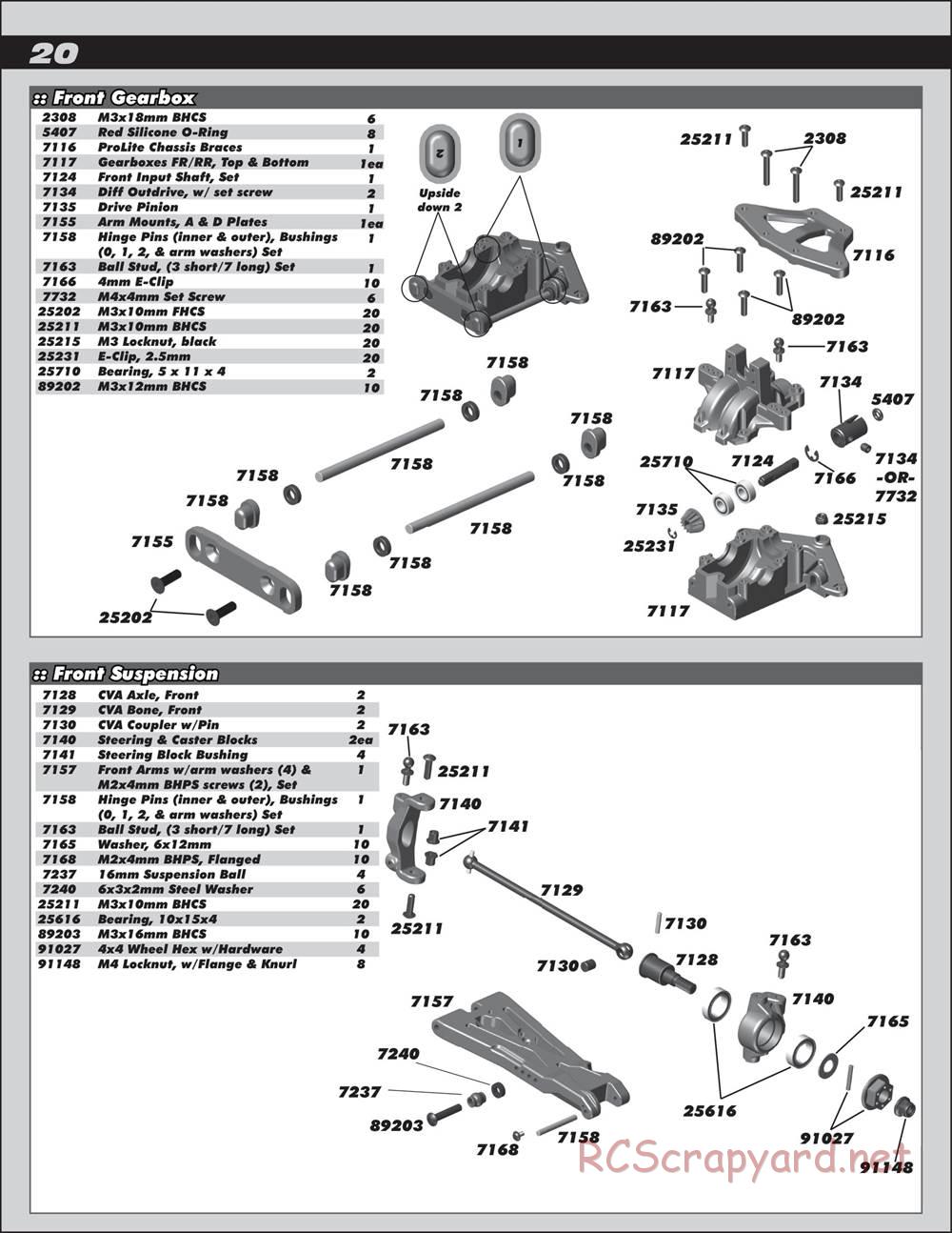 Team Associated - ProSC 4x4 - Manual - Page 20