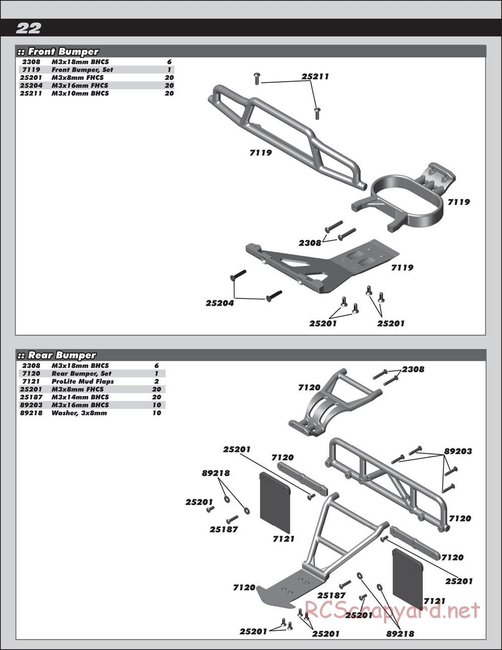 Team Associated - ProSC 4x4 - Manual - Page 22