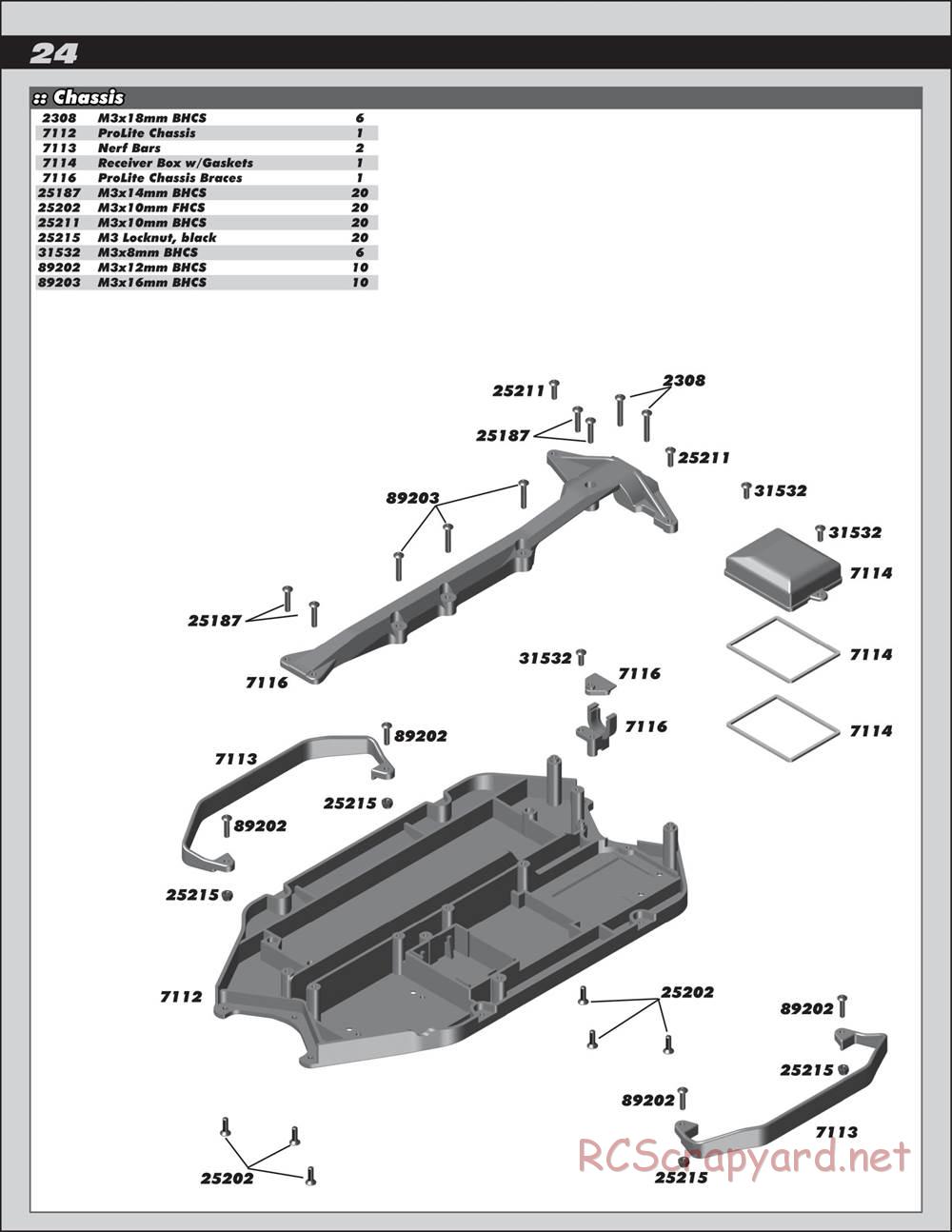 Team Associated - ProSC 4x4 - Manual - Page 24