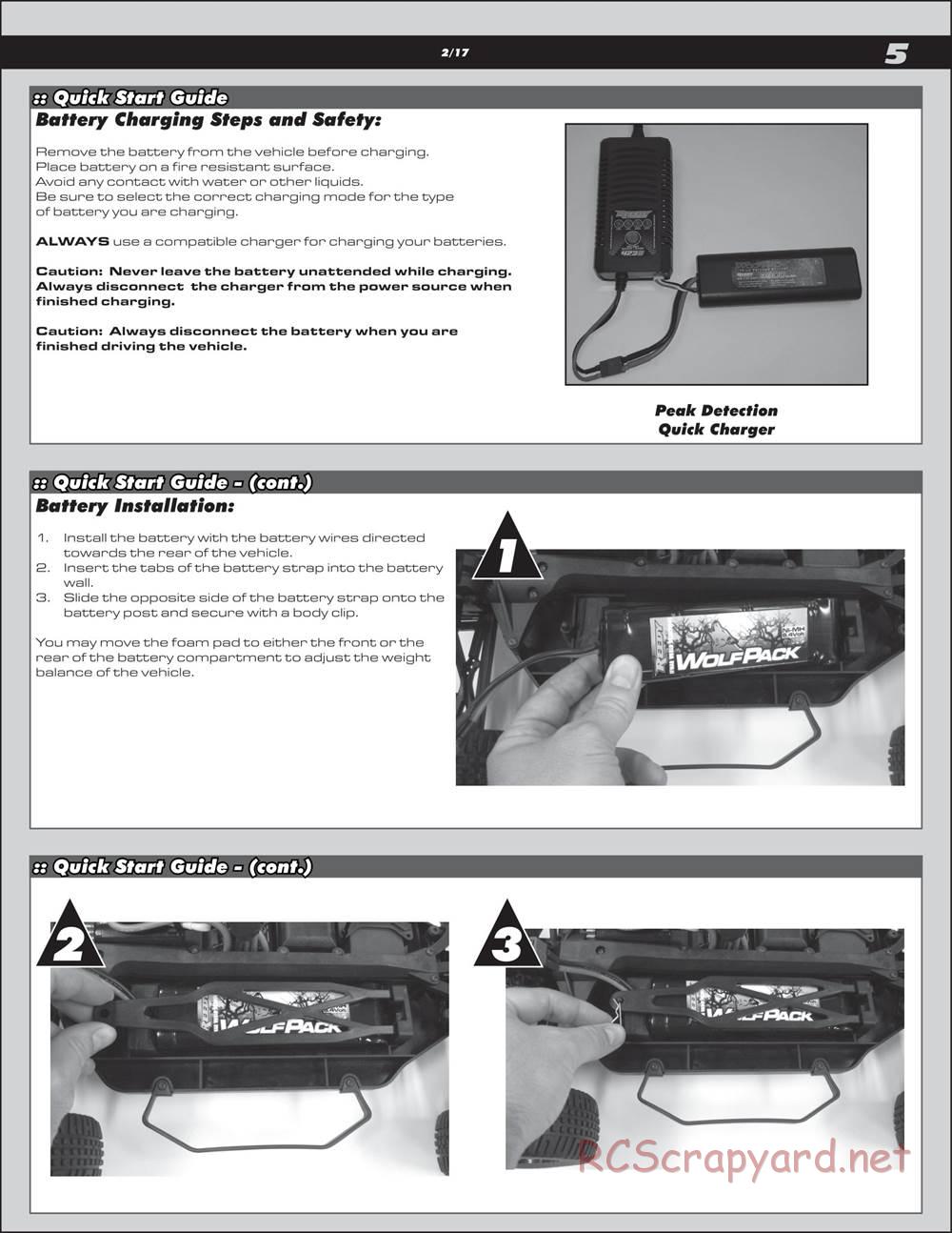 Team Associated - ProSC 4x4 Brushless - Manual - Page 5