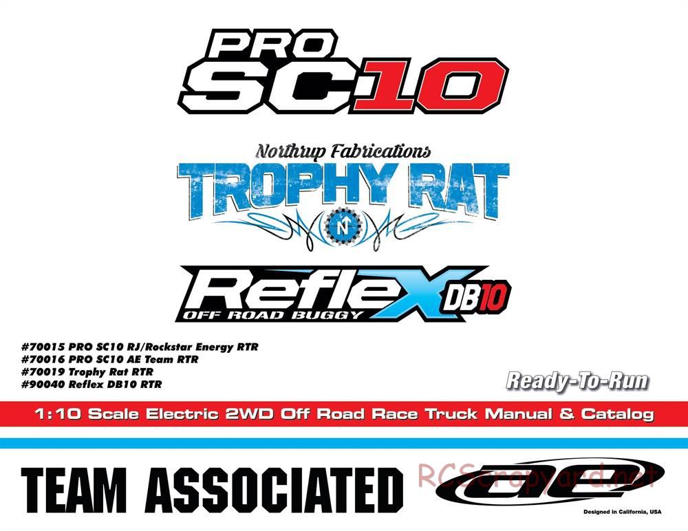 Team Associated - Pro SC10 - Manual - Page 1