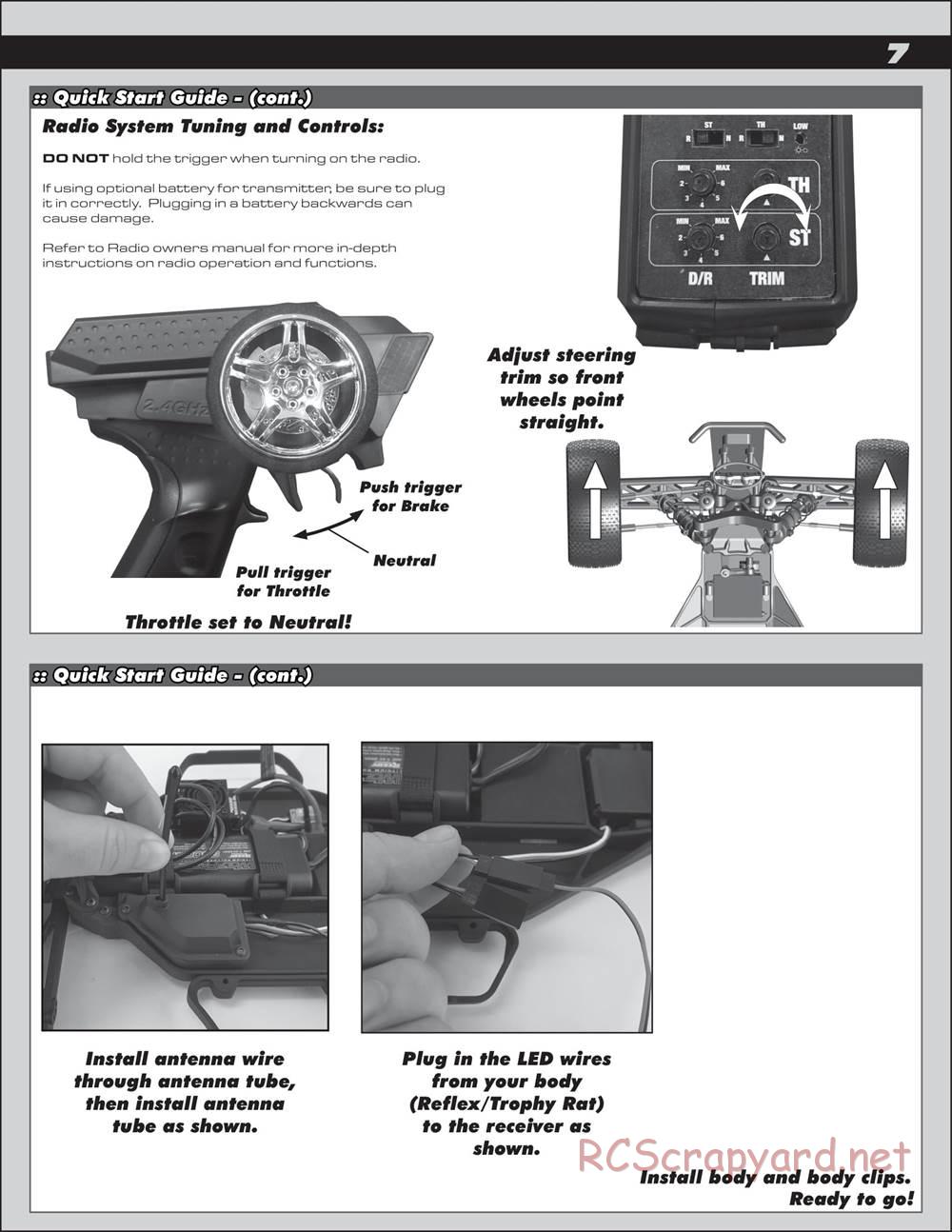 Team Associated - Pro SC10 - Manual - Page 7